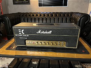 Cabeçote Marshall valvulado para guitarra 50W 1987X com Case
