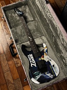 Guitarra Esp Ltd Kirk Hammett - White Zombie Lkhwz - Case Original - Emg - Floyd Rose
