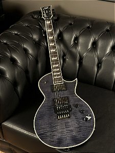 Guitarra Esp Ltd Ec-1000fr Floyd Rose Original - EMG - See Thru Black - Ec1000 - Com Case
