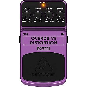 OD300 - PEDAL P/ GUITARRA - BEHRINGER