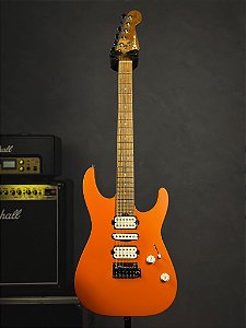 Guitarra Pro-Mod DK24 HSH 2PT CM Satin Orange Crush