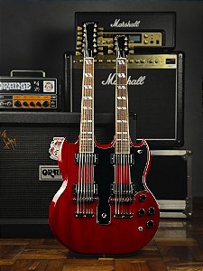 Guitarra Gibson Double Neck Custom Shop EDS-1275 Cherry Red