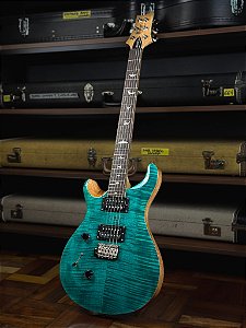 GUITARRA PRS SE CUSTOM 24 LEFTY - TURQUOISE - PARTE DE PAGAMENTO