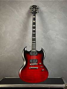 GUITARRA ELET EPIPHONE SG PROPHECY - RED TIGER AGED GLOSS