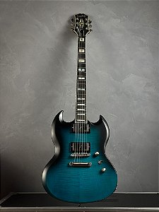 GUITARRA ELET EPIPHONE SG PROPHECY - BLUE TIGER AGED GLOSS