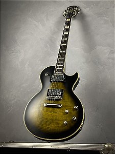 GUITARRA EPIPHONE LES PAUL PROPHECY - OLIVE TIGER AGED GLOSS