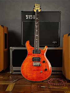 Guitarra Prs Se Custom 24-08 - Blood Orange - Tarraxa Com Trava - Upgrade