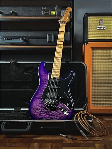 Guitarra Charvel Marco Sfogli Trans Purple Burst - Com Case