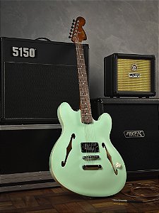 Guitarra Fender Starcaster Tom Delonge Signature Surf Green