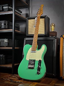 GUITARRA TELECASTER BENSON HARDY 904 - SURF GREEN - SINGLE - PONTE FIXA