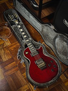 GUITARRA  EPIPHONE LP CUSTOM ALEX LIFESON AXCESS - RUBY