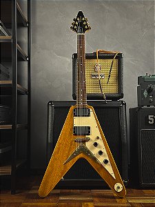 GUITARRA EPIPHONE FLYING V 58' KORINA - NATURAL
