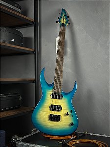 Guitarra Waldman Wm320f Green Burst