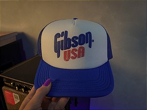 Bone Gibson Usa Foam Trucker Ga-usafmtrht - Blue