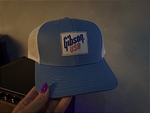 Bone Gibson Usa Trucker Ga-usatrht - Blue