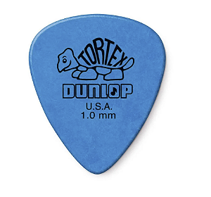 Palheta Tortex 1mm Azul Pct C/72 418r1.0 Dunlop