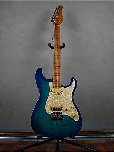Guitarra Benson Hardy Modern M BLB/WP Black Light Blue
