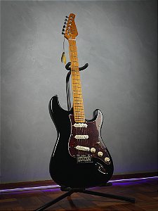 Guitarra Benson Strato Hardy S 901 M BK/TT Chrome - Bag - Bk