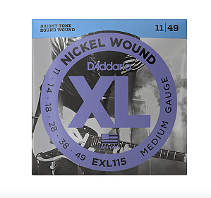 Encordoamento Daddario Guitarra Exl115-b+pl011