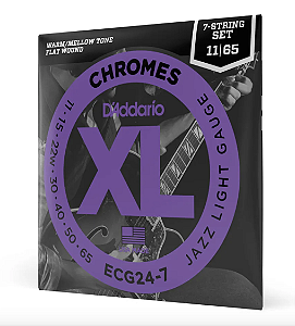 Encordoamento Daddario Guitarra 7c Ecg24-7 011