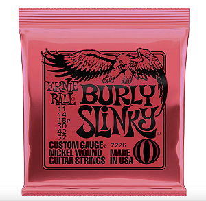 Encordoamento 011-052 Burly Slinky Niquel P02226 Ernie Ball