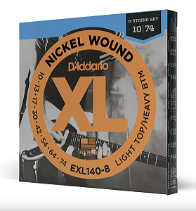 Encordoamento Daddario 8c Exl140-8 010