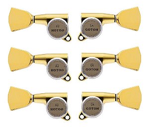 Tarraxas Gotoh Guitarra Sg381 04 Mgt 3x3 Gold Made In Japan