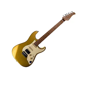 Guitarra Com Efeitos Mooer S801 Gtrs  Gold - Com Footswitch