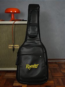 Capa Guitarra Premium Couro Sintetico - Preto