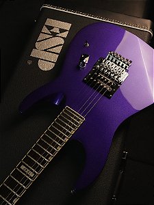 GUITARRA ESP LTD M-1 CUSTOM '87 - DARK METALIC PURPLE - FLOYD ROSE - COM CASE