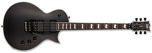 GUITARRA ESP LTD EC1000 FR - BLACK SATIN - FLOYD ROSE - EMG - COM CASE