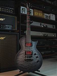 GUITARRA ESP LTD BEN BURNLEY - SEE THRU BLACK SUNBURST SATIN