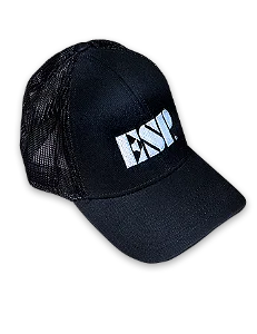 Bone Esp Trucker Hat - Mespmbbcblkb