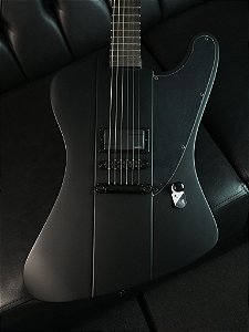 Guitarra Esp Ltd Phoenix Black Metal - Black Satin