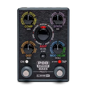 Pedaleira Line 6 Para Baixo Pod Express Bass