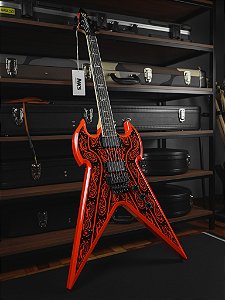 Guitarra Schecter Warhammer Fr Norse Dragon Pinstripe4580