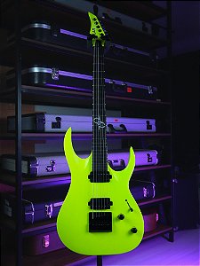 Guitarra Solar A1.6LN Evertune - Lemon Neon Matte - Usada