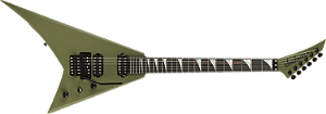 Guitarra Jackson American Series Rhoads RR24 Matte Army Drab - Flying V