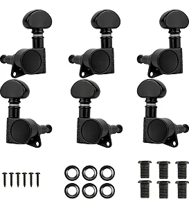 Tarraxa para guitarra grover 3x3 Black