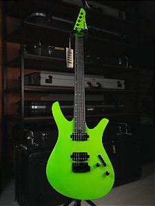 Guitarra Divitone Dsg-10 Neon Green w/bag