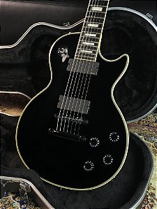 Guitarra Epiphone Matt Heafy MKH Les Paul Custom Black 7c SEMINOVA