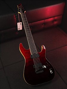 GUITARRA SCHECTER C-7 SLS ELITE BLOOD BURST 1372 KOR