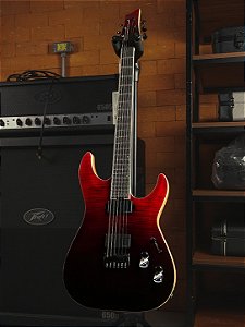 GUITARRA SCHECTER C-1 SLS ELITE BLOOD BURST 1370 KOR