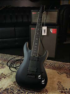 GUITARRA SCHECTER C-7 SLS ELITE EVIL TWIN SATIN BLACK 1349 KOR