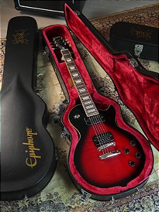 Guitarra Epiphone Slash Les Paul Standard Vermillion Burst com Case