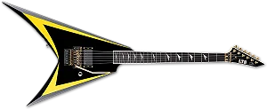Guitarra ESP LTD Alexi Arrowhead 20th Anniversary Black/Yellow
