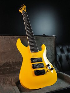 Guitarra ESP LTD Stephen Carpenter SC-608 Baritone Yellow