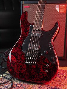 Guitarra Schecter Sun Valley Super Shredder FR S Red Reign Sustainiac Floyd Rose