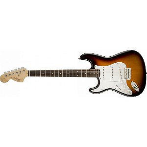 GUITARRA FENDER SQUIER AFFINITY STRATOCASTER BROWN SUNBURST CANHOTO