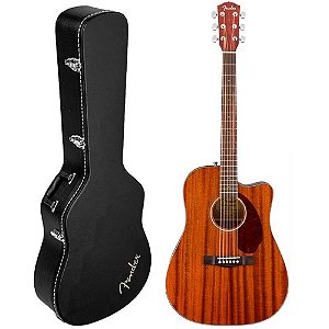 VIOLÃO FENDER CD140 DREADNOUGHT COM CASE ALL-MAHOGANY